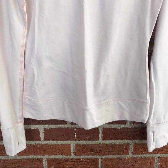Lululemon Just Breath Long Sleeve Soft Pink Mesh Panels Size 8 - Picture 6 of 11